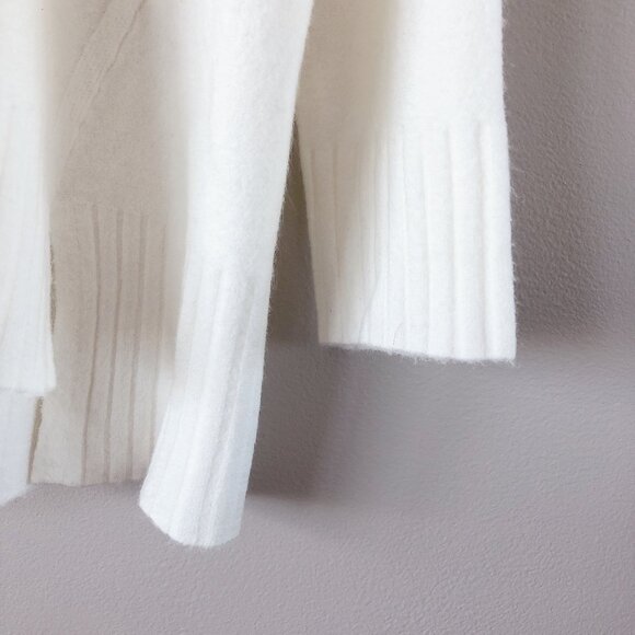 Free People sweater Phoebe Pull Over sweater white oversized sweater SMALL - Picture 6 of 16